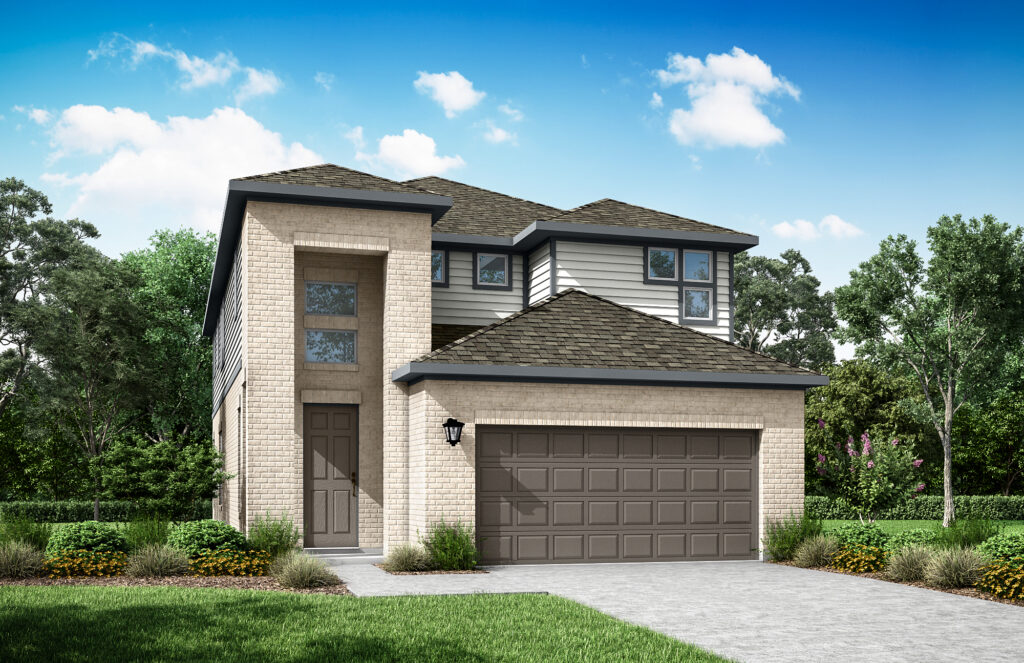 Eleanor Elevation A Rendering for Parmer Ranch Liberty Series