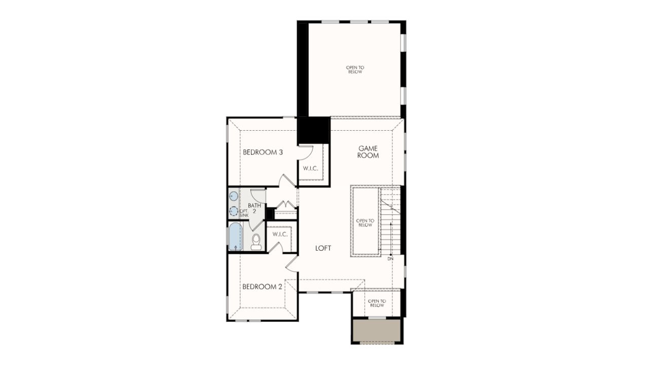 Eleanor Floor Plan Layour, floor two